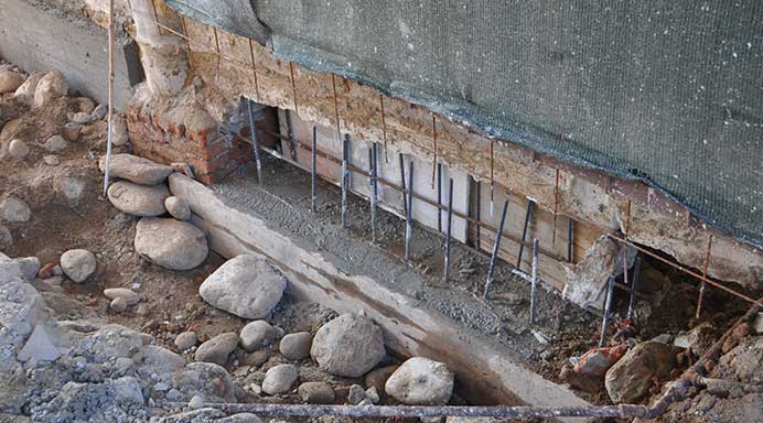 peiring underpinning mainland park